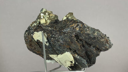 Pyrit/Zinkblende - St.Christobal/Peru ca. 9x5,5cm