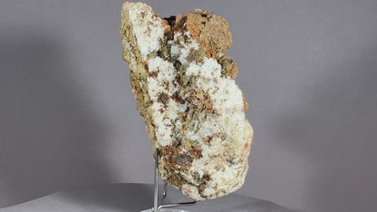 Siderit/Bergkristall - Zemmgrund/Zillertal ca. 10x9cm