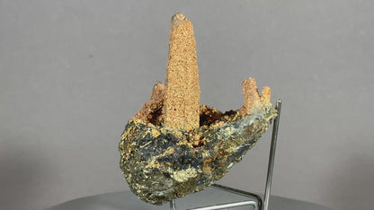 Bergkristall/Siderit - Cavnic/Rumänien ca. 5,5x6cm