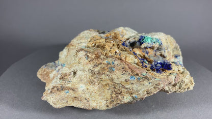 Azurit/Malachit/Dolomit - St. Gertraudi ca. 10,5x7,5cm