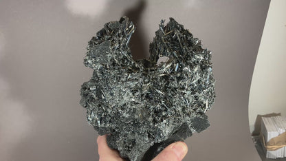 Antimonit/Stibnit - Hunan/China ca. 25x20cm