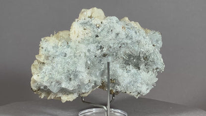 Bergkristall/Calcit/Pyrit - Dálnegorsk/Russland ca. 8,5x7cm