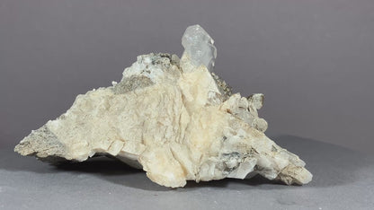 Bergkristall/Fadenquarz - Pfunds/Tirol ca. 9x5,5cm