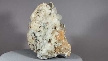 Bergkristall/Sinter/Calcit - Pfunds/Tirol ca. 11x8,5cm