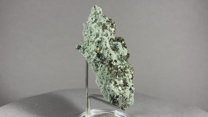 Pyrit/Nadelquarz - Madan ca. 6x3cm