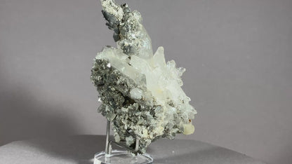 Bergkristall/Calcit - Pfunds/Tirol a. 8x5cm