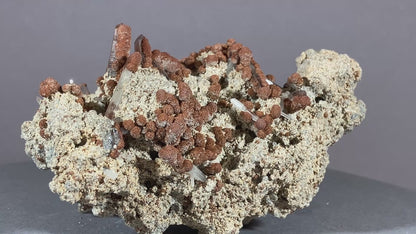 Bergkristall/Spherosiderit - Maramures/Rumänien ca. 8x5cm